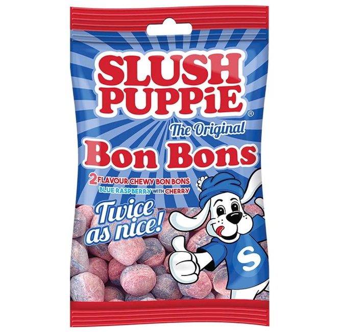 Slush Puppie Blue Raspberry and Cherry Hard Candy