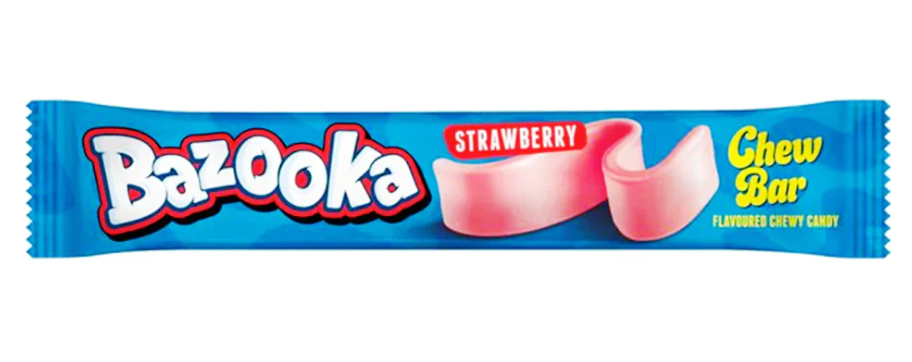 Bazooka pâte à mâcher fraise