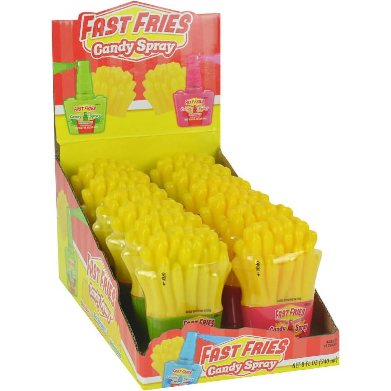 Fast fries spray strawberries
