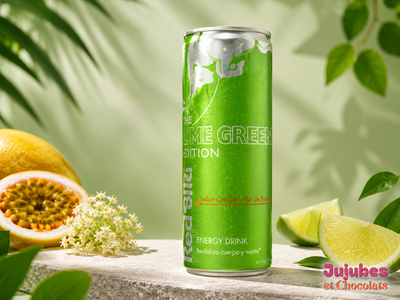 Canette Red Bull Green Edition curuba et sureau 250 ml