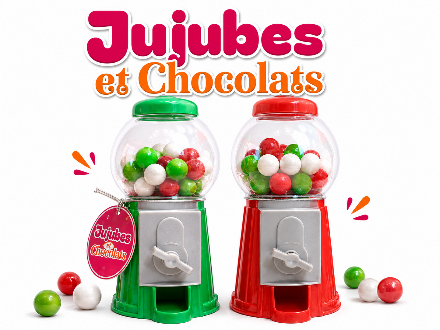 Mini Gumball Machine – Édition Noël 🎄