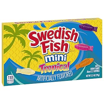 Swedish fish mini tropical