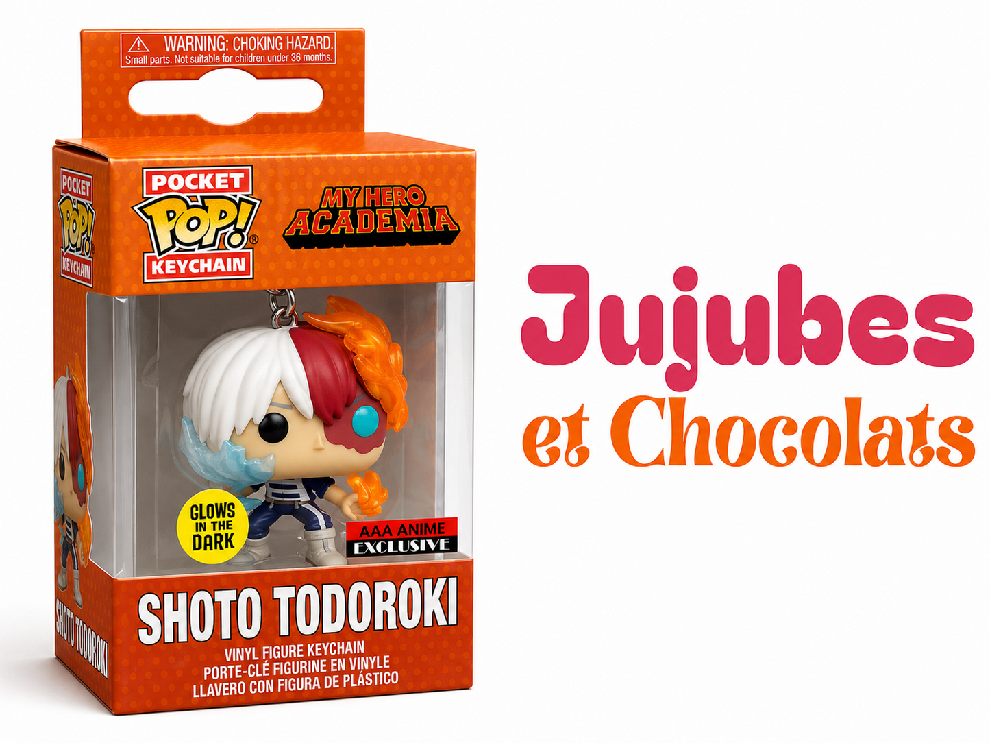 Funko Pocket Pop! – Shoto Todoroki Glow in the Dark (My Hero Academia)