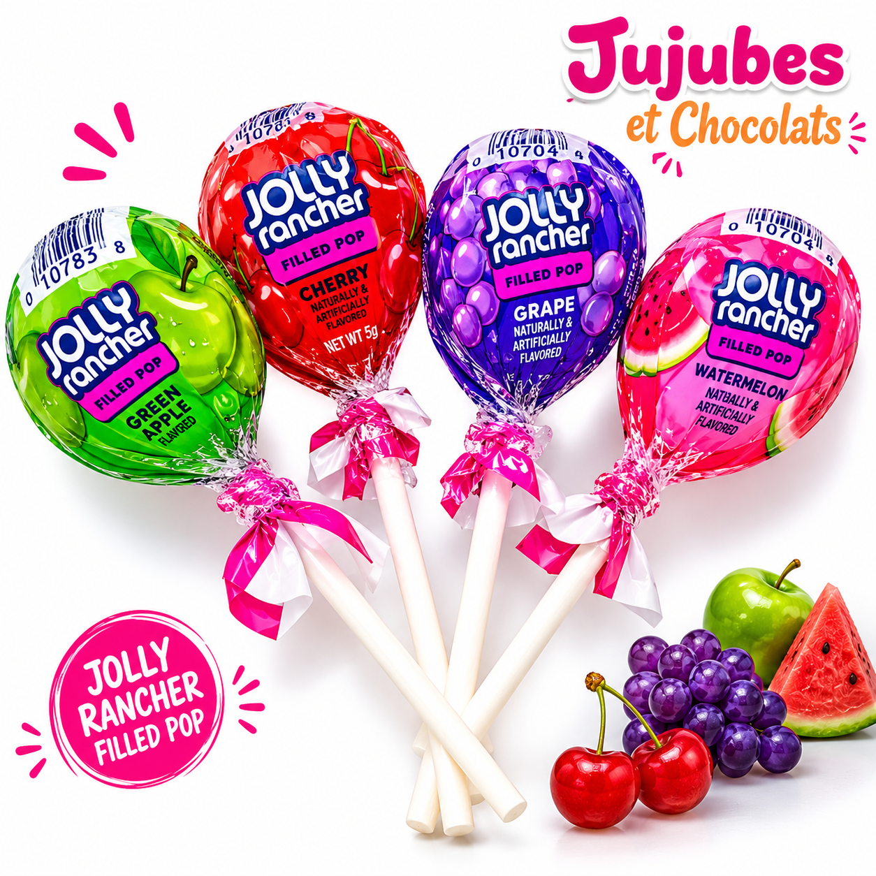 Starburst Pops – Sucette Fruitée