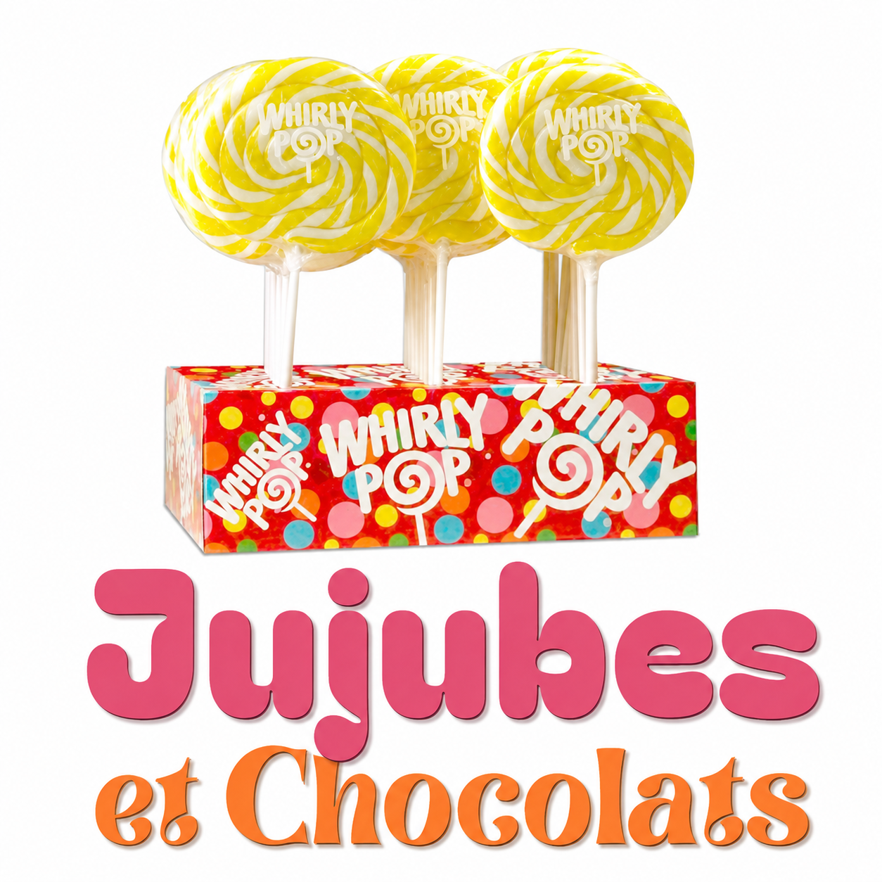 Whirly Pop – Sucette Géante Citron