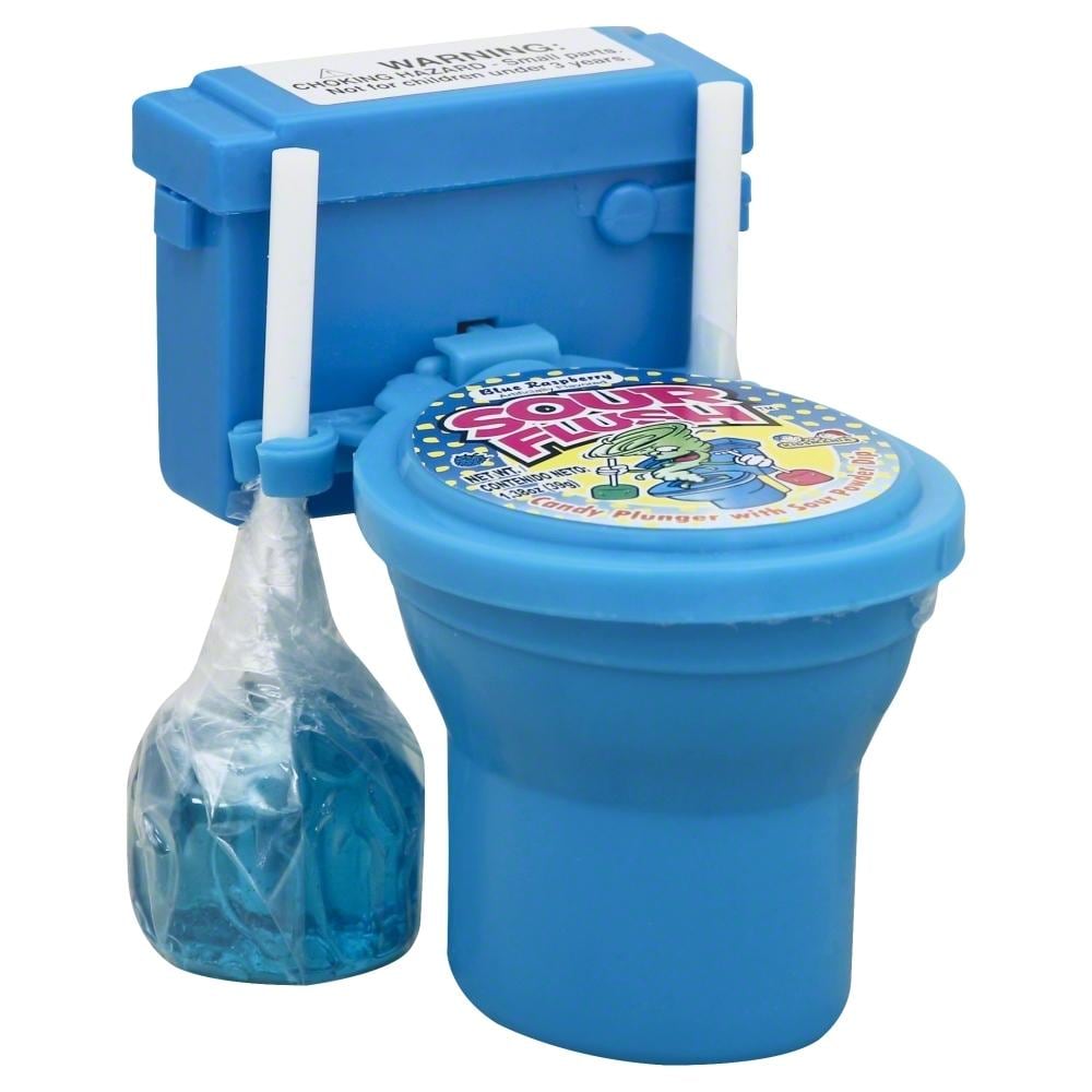 Toilette framboise bleue