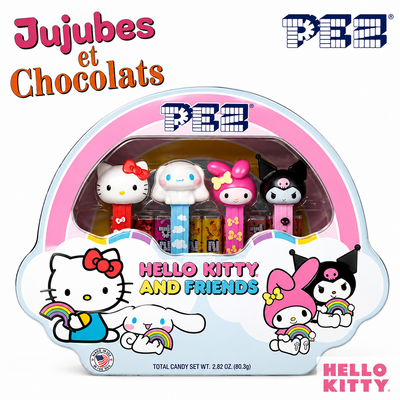 Coffret PEZ Hello Kitty and Friends avec quatre distributeurs Sanrio