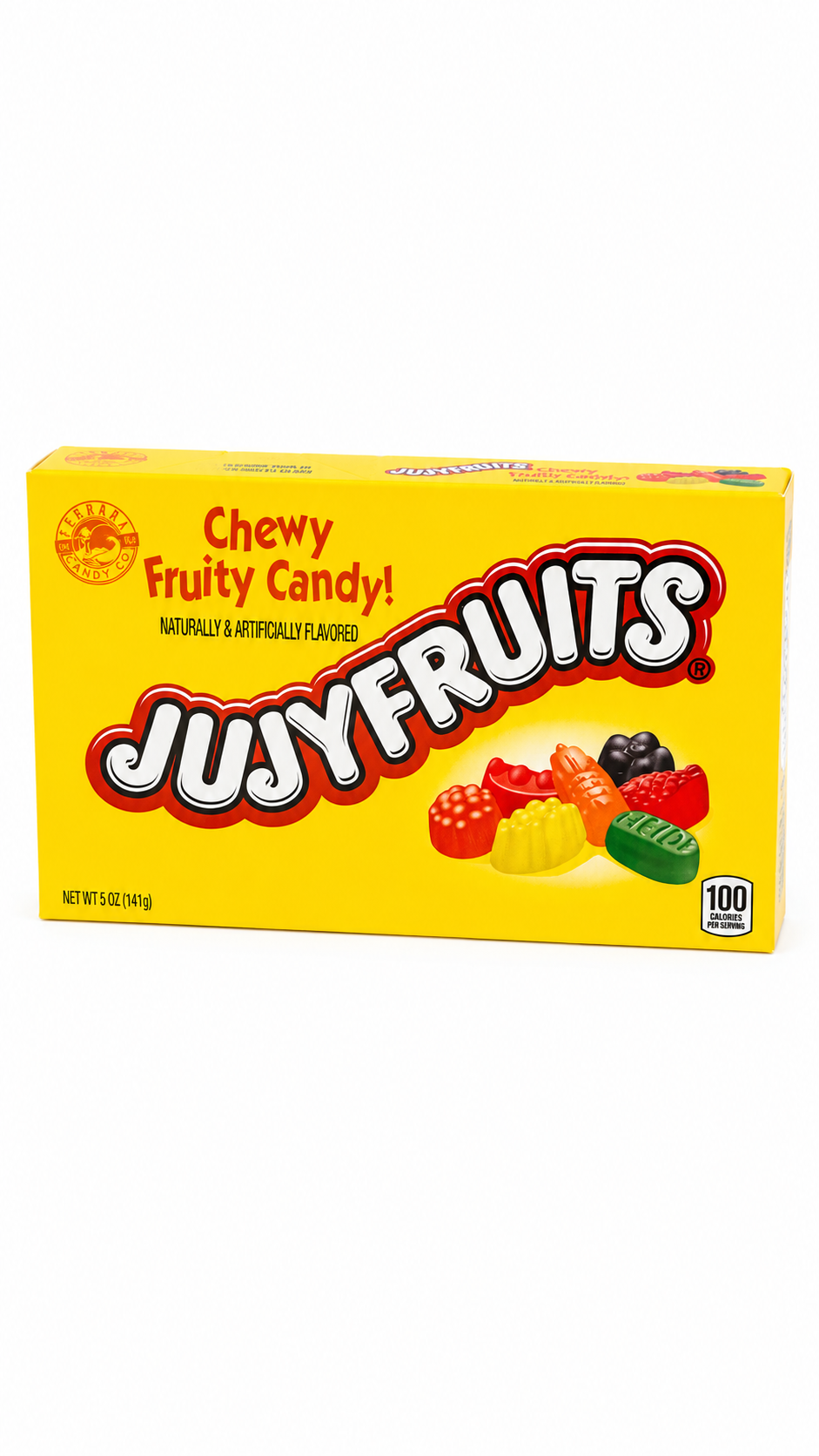 Boîte de Jujyfruits 141 g, bonbons gélifiés en forme de fruits de Ferrara Candy
