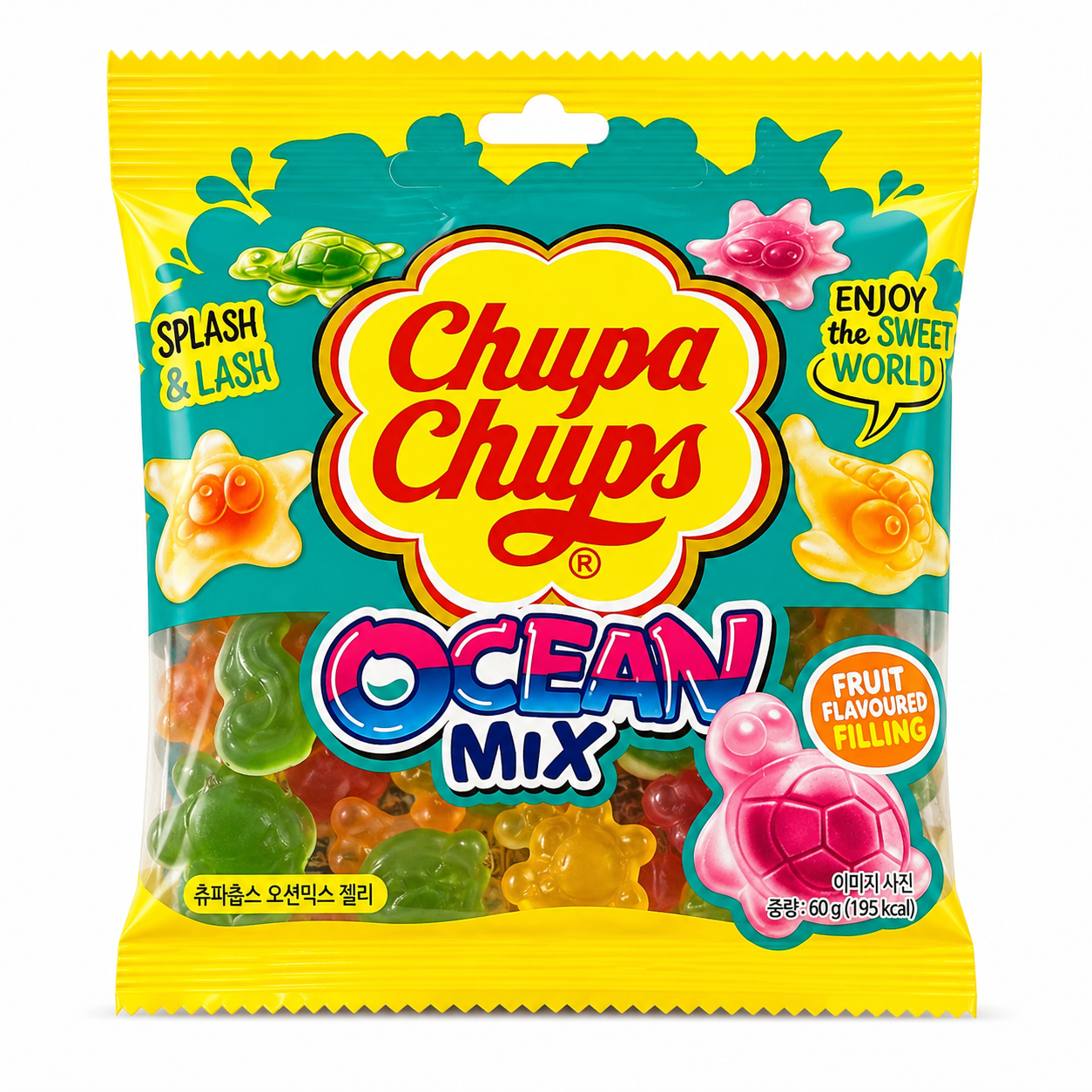 Chupa Chups Ocean Mix – Bonbons Gélifiés Animaux Marins