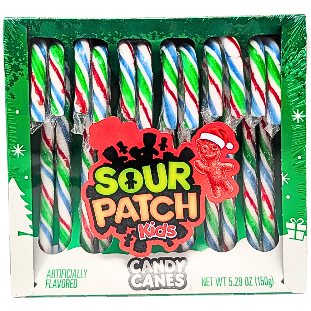 Sour patch kids cannes de Noël