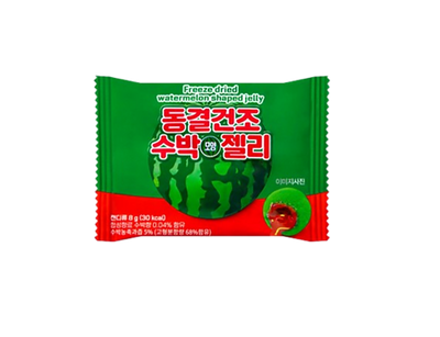 Sachet de bonbons lyophilisés melon d'eau