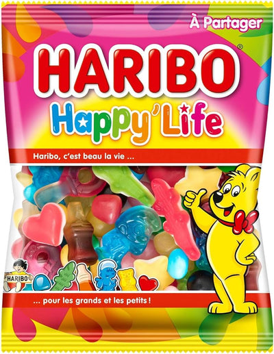Sachet Haribo Happy Life, assortiment gélifié