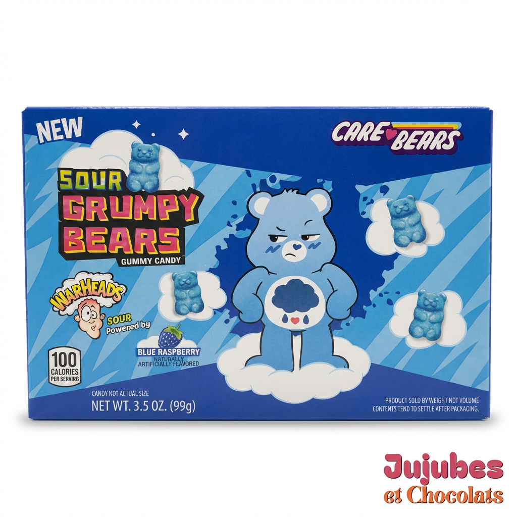 Sour grumpy bears blue raspberry