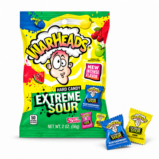 Warheads – Bonbons Durs Extra Acidulés Assortis