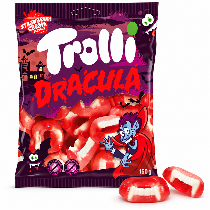 Trolli Dracula – Bonbons Gélifiés 150 g