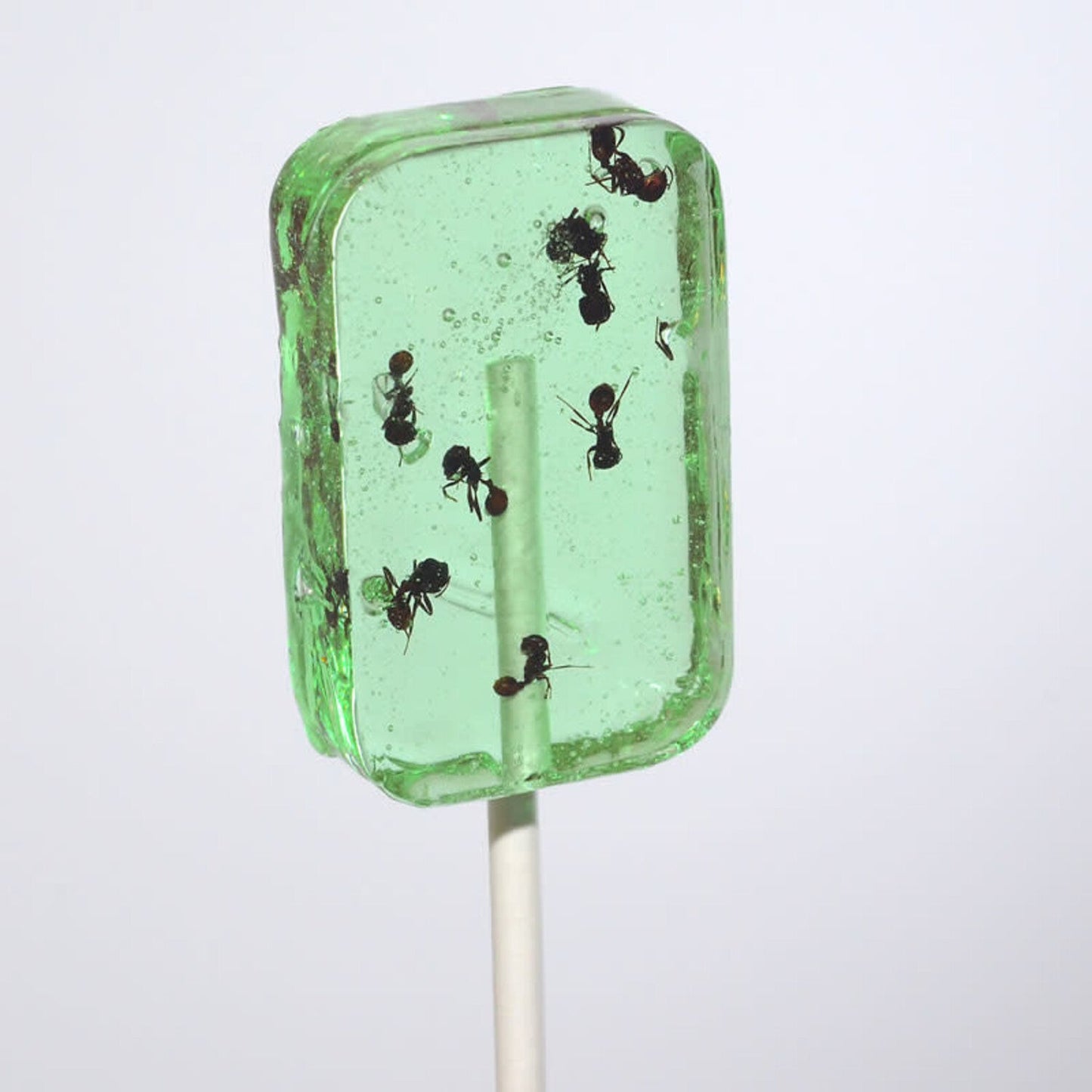 Apple-flavored ant lollipops