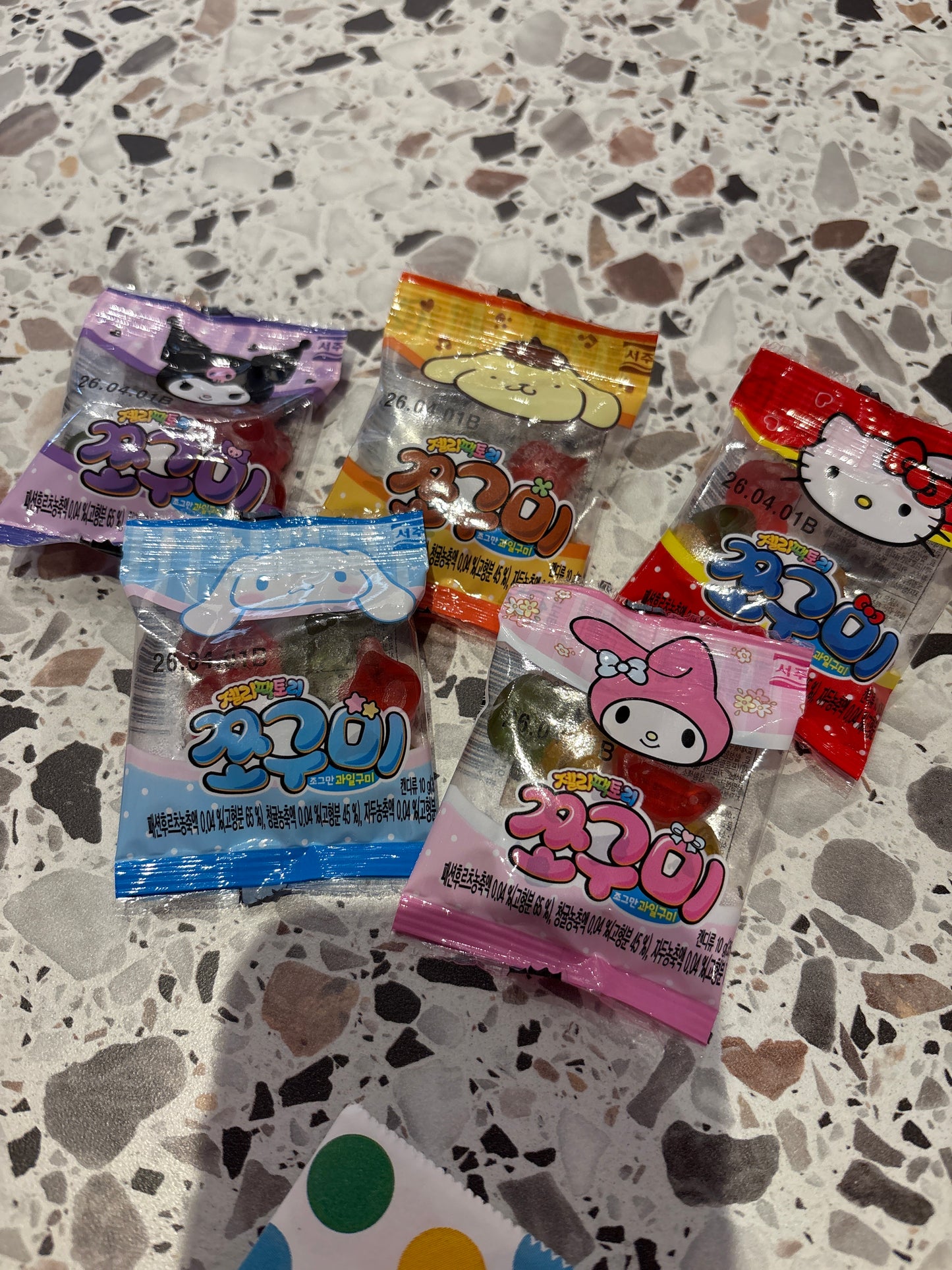 Sanrio jujubes
