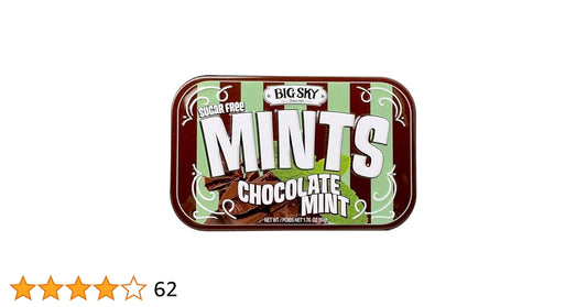 Chocolate and mint mints