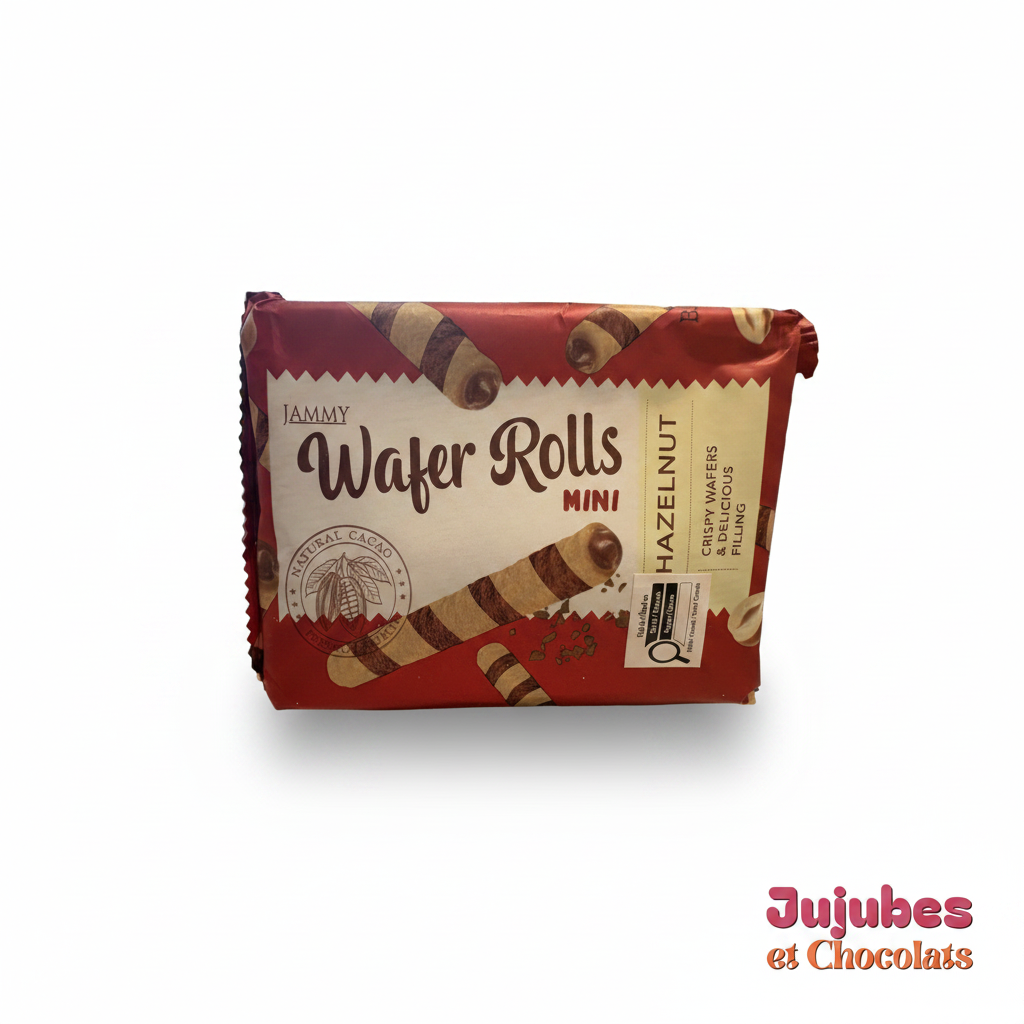 Wafer rolls mini noisettes