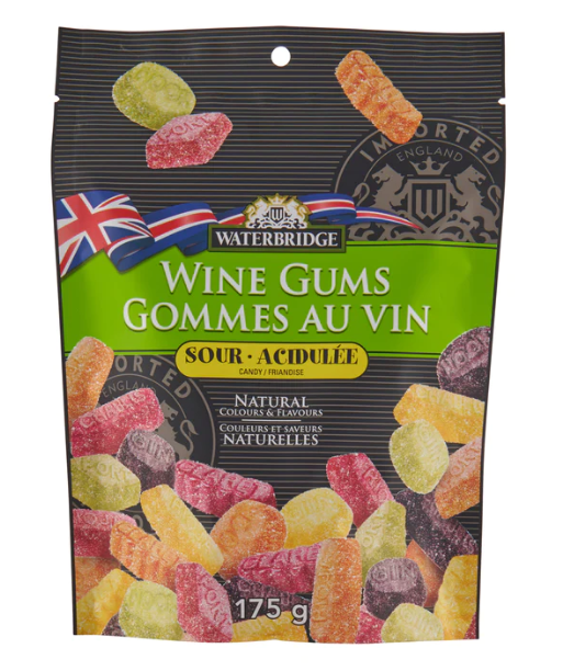 Sour wine gums