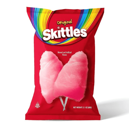 Skittles cotton candy