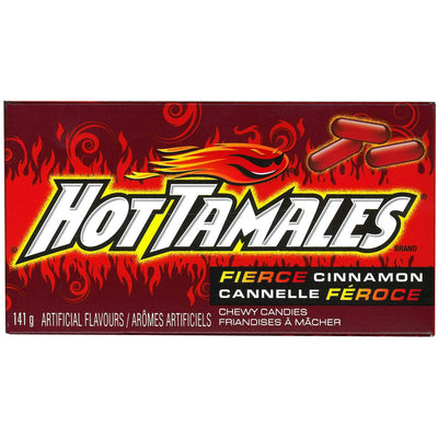 Boîte Hot Tamales, bonbons à la cannelle épicée 141 g