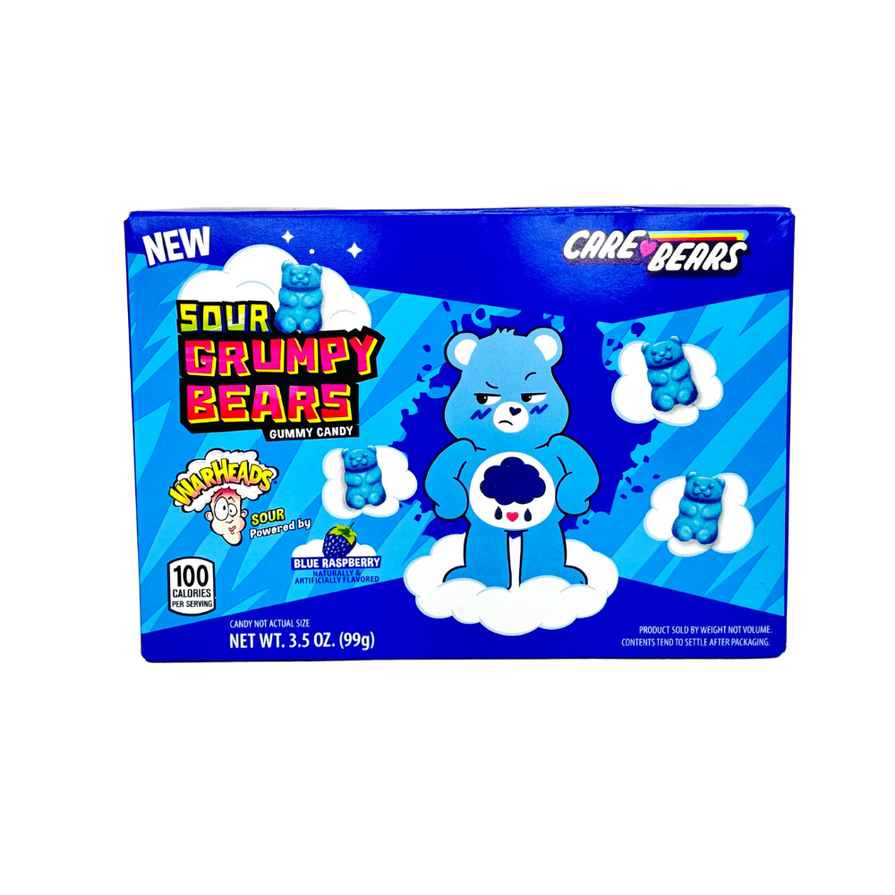 Blue Raspberry Ju Jubes Warheads Sour Grumpy Bears Blue Raspberry – Jujubes et Chocolats