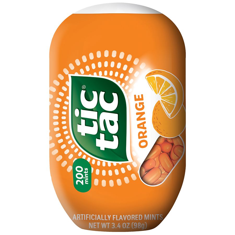 Tic tac à l'orange