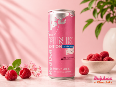 Canette Red Bull Pink Edition framboise sans sucre 250 ml
