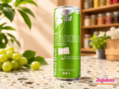 Canette Red Bull Green Edition raisin vert 250 ml, édition japonaise