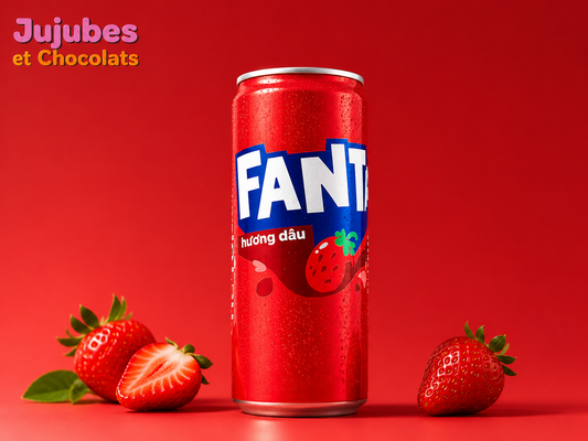 Fanta Hương Dâu – Saveur Fraise (Vietnam)