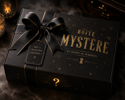 Boîte Mystère contenant six produits surprises