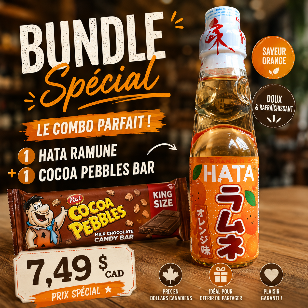 Bundle Exotique – Ramune Orange + Cocoa Pebbles 🍊🍫