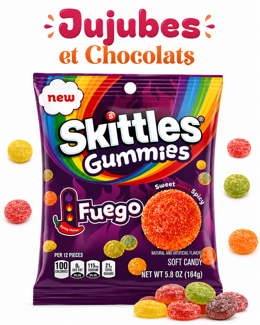 Skittles fuego gummies