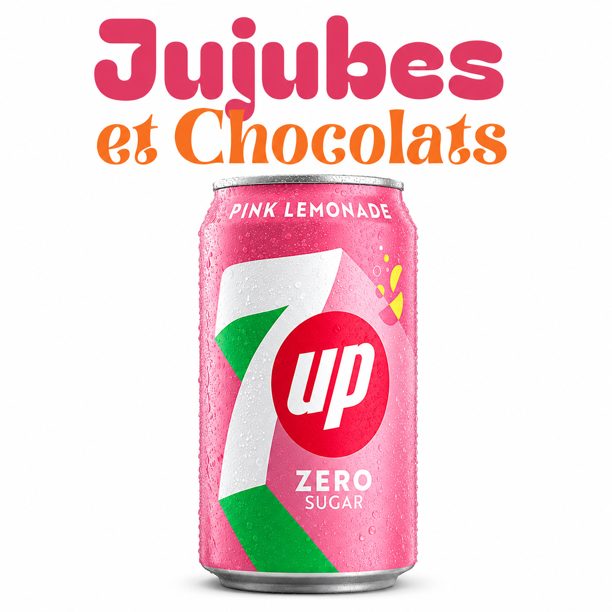 7UP Limonade Rose – Sans Sucre