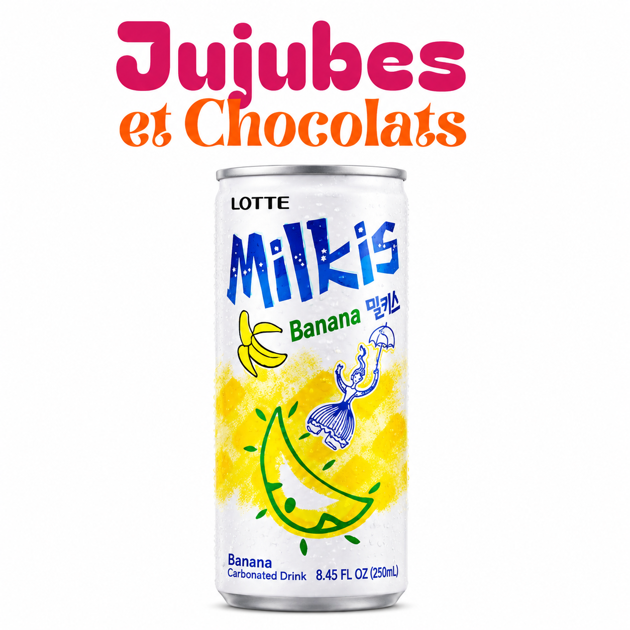Milkis Banana - Korean Milk and Banana Soda