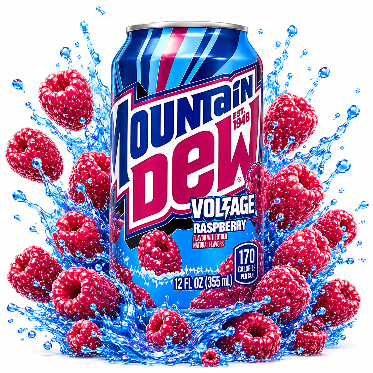 Mountain Dew Voltage - Blue Raspberry