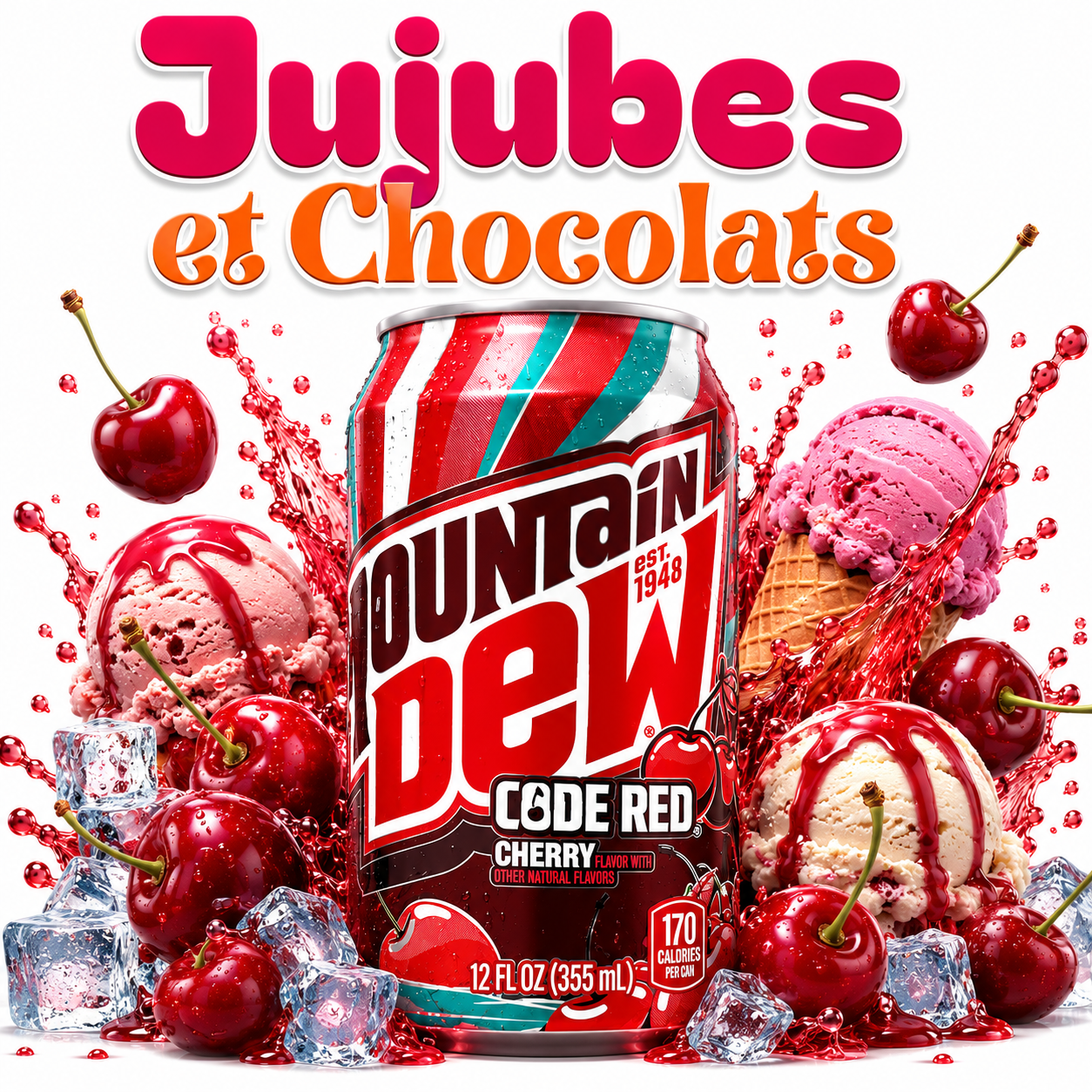 Mountain Dew Code Red – Cerise