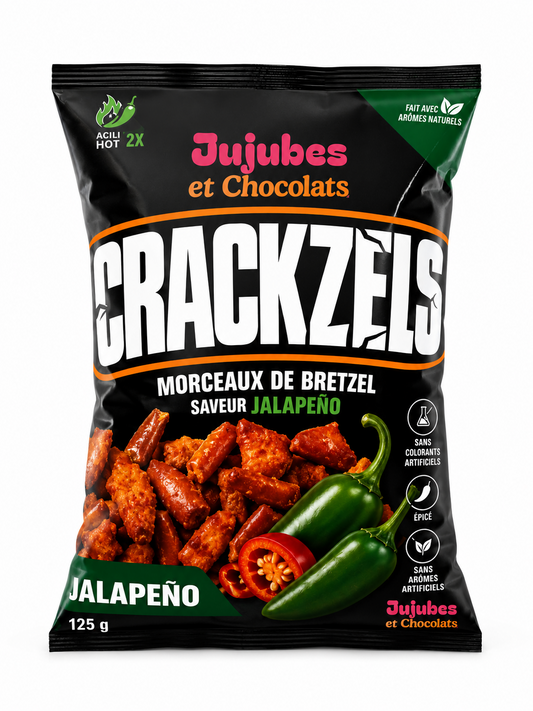 Crackzel – Bouchées Bretzel Jalapeño