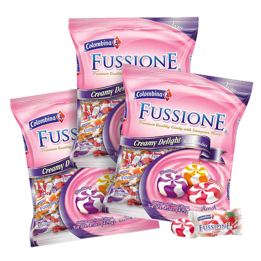 Fussione creamy hard candies