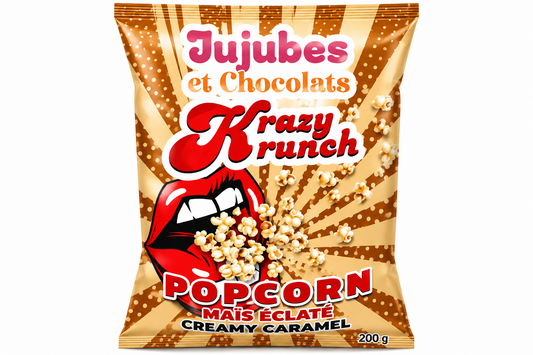 Krazy Krunch – Popcorn Caramel Crémeux