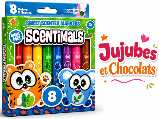 Scentimals - Sweet Scented Markers (8 scented markers)