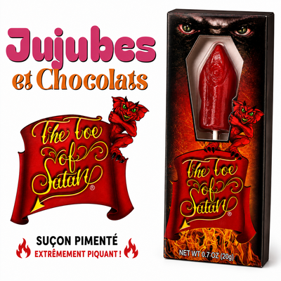 Suçon Toe of Satan au ghost pepper, 9 millions de Scoville
