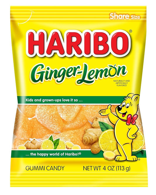 Haribo lemon and ginger gumdrops