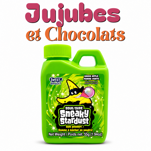 Sneaky Stardust – Gomme en Poudre Pomme Verte