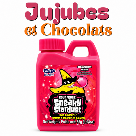 Sneaky Stardust – Gomme en Poudre Fraise
