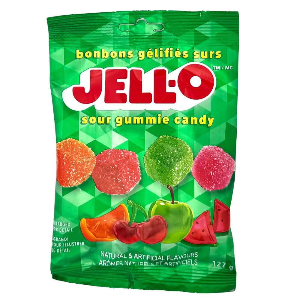Jell-o bonbons gélifiés acidulés