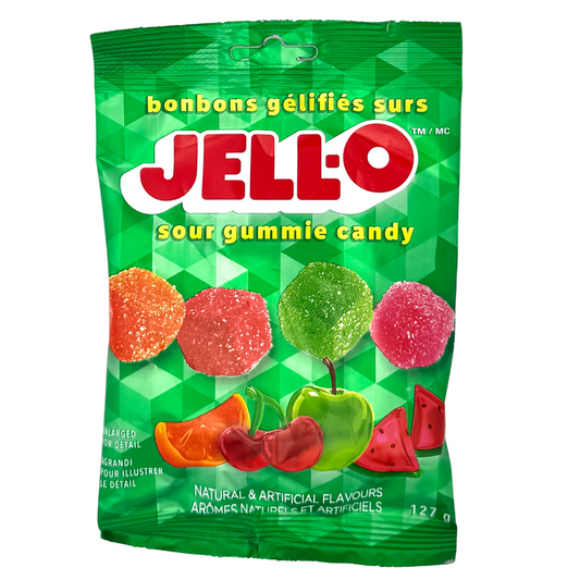 Jell-o bonbons gélifiés acidulés
