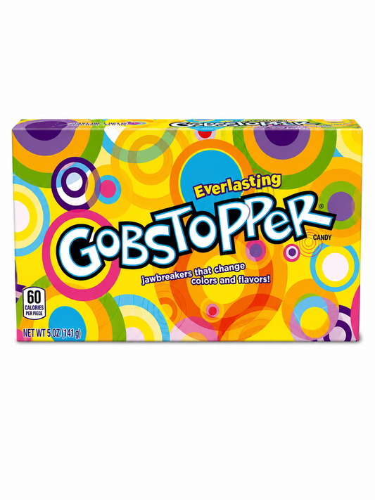 Boîte Wonka Everlasting Gobstopper 141 g, jawbreakers à couches multicolores