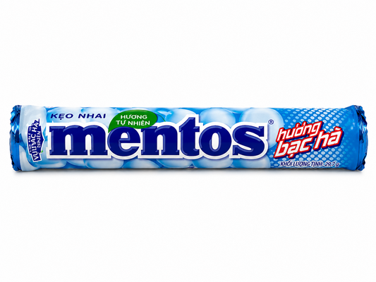 Rouleau de Mentos à la menthe 29,7 g, édition vietnamienne